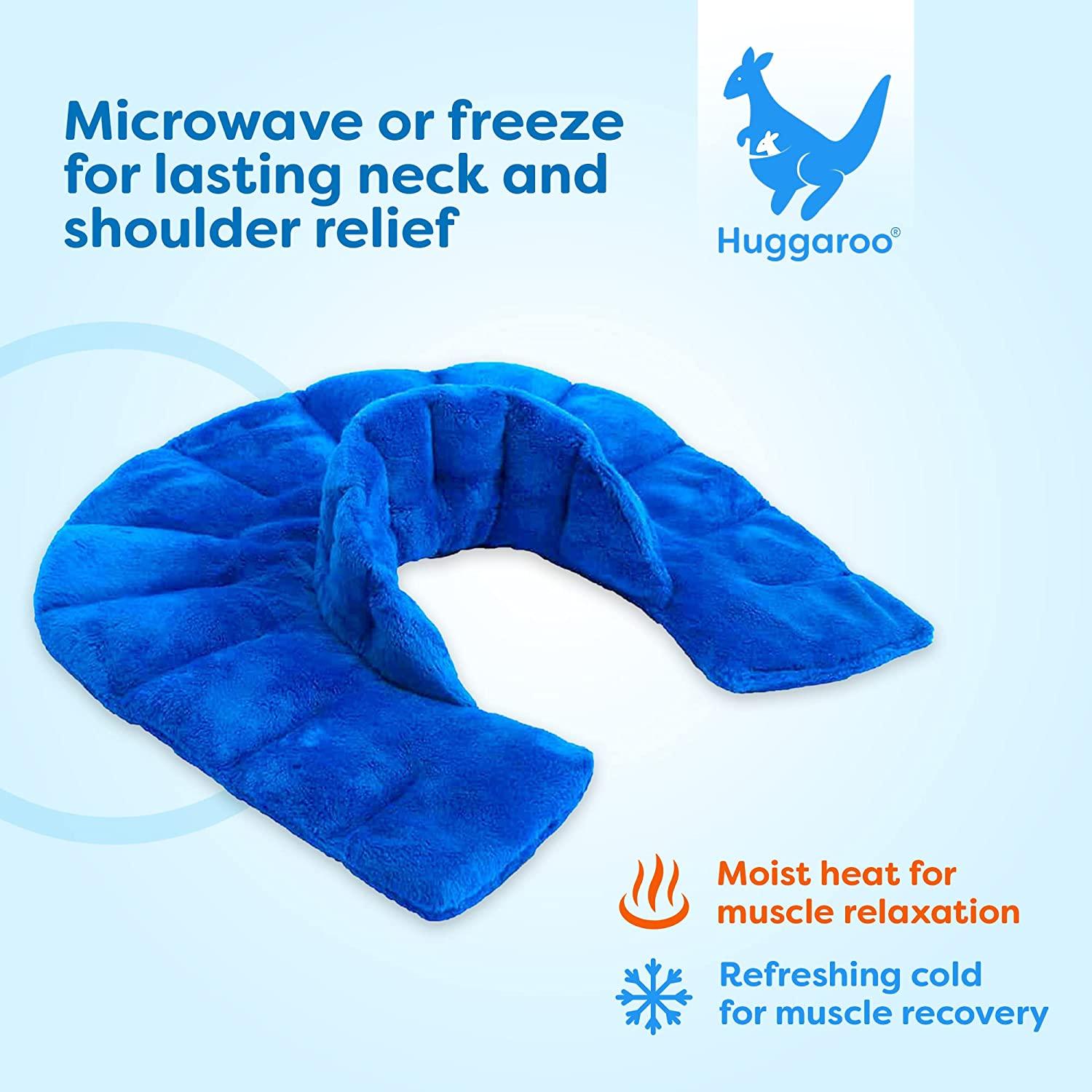 Huggaroo Original Microwave Heating Pad Cordless Weighted Heated Neck