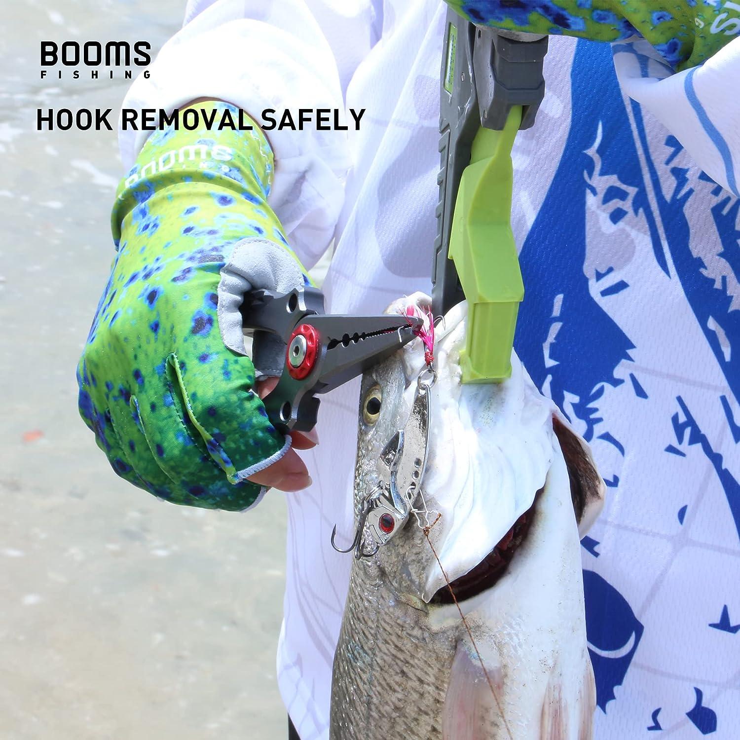 Booms Fishing X12 Aluminum Fishing Pliers Saltwater Split Ring