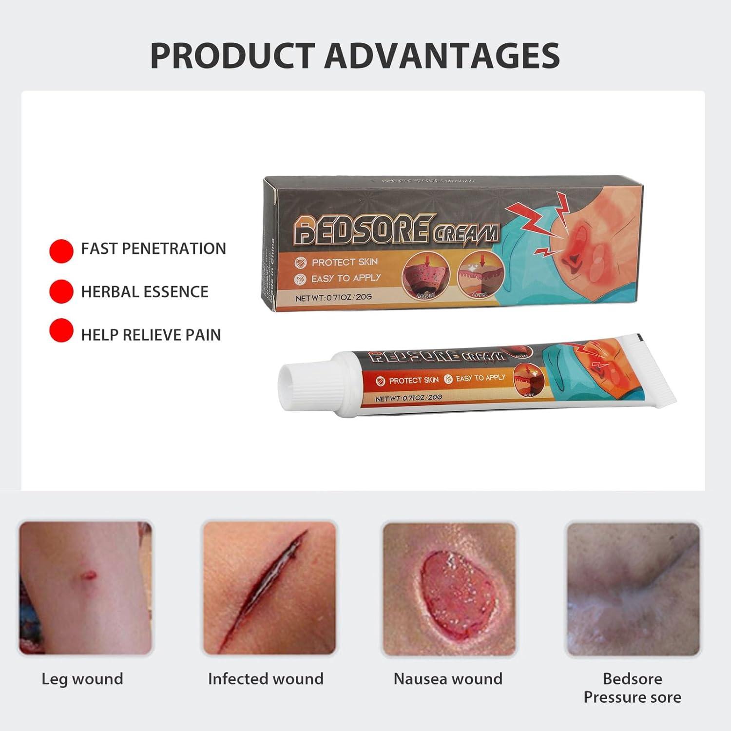 20g x 2pcs Bedsore Ointment Set Bedsore Treatment Ointment Bed Sore