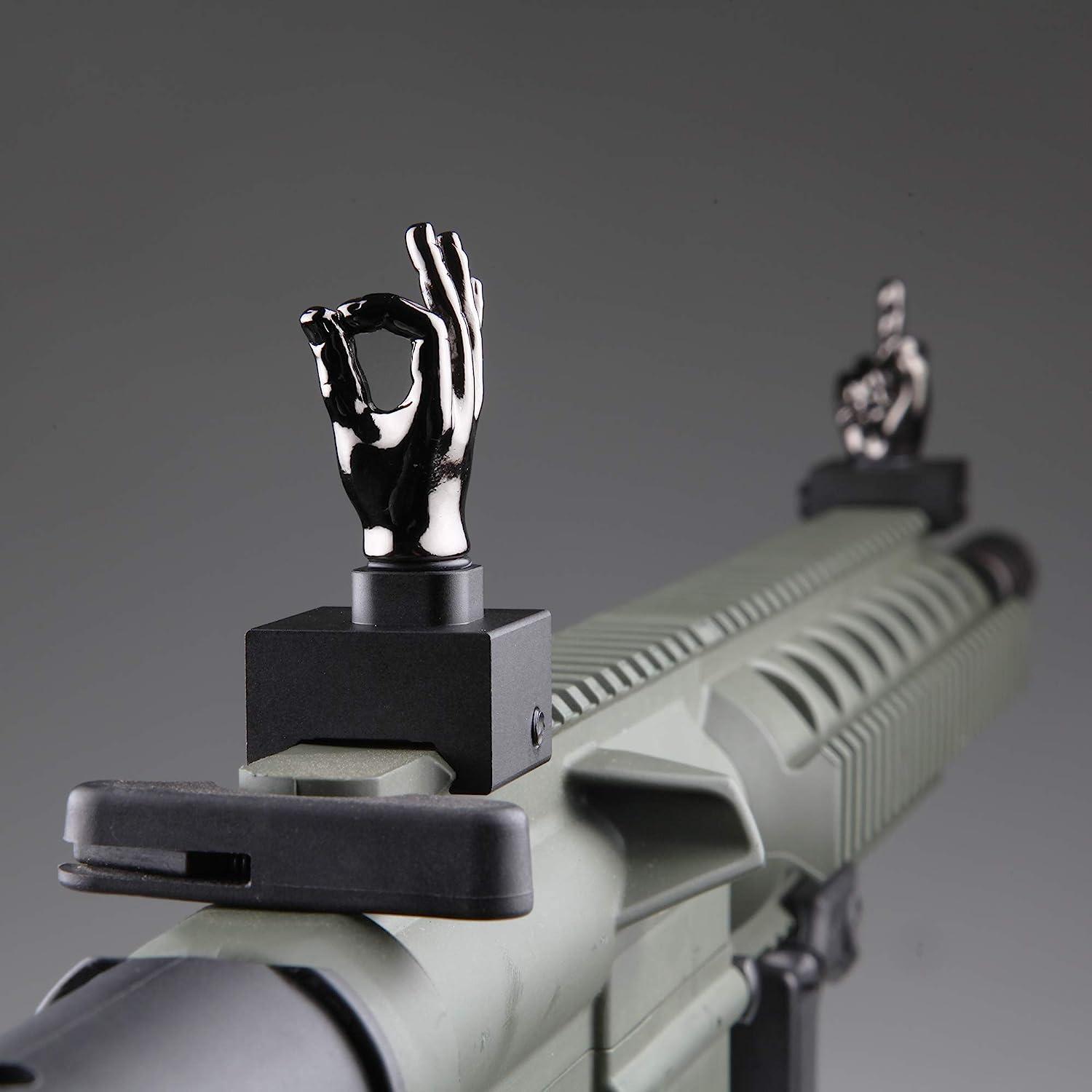 Stinger Novelty Finger Sight Set, Front and Rear Iron Sight Set, Fit