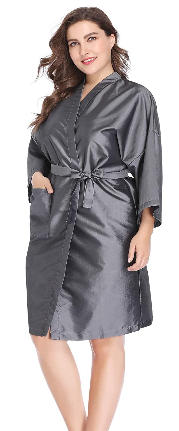Salon Client Gown Robes Cape, Hair Salon Smock for Clients Kimono