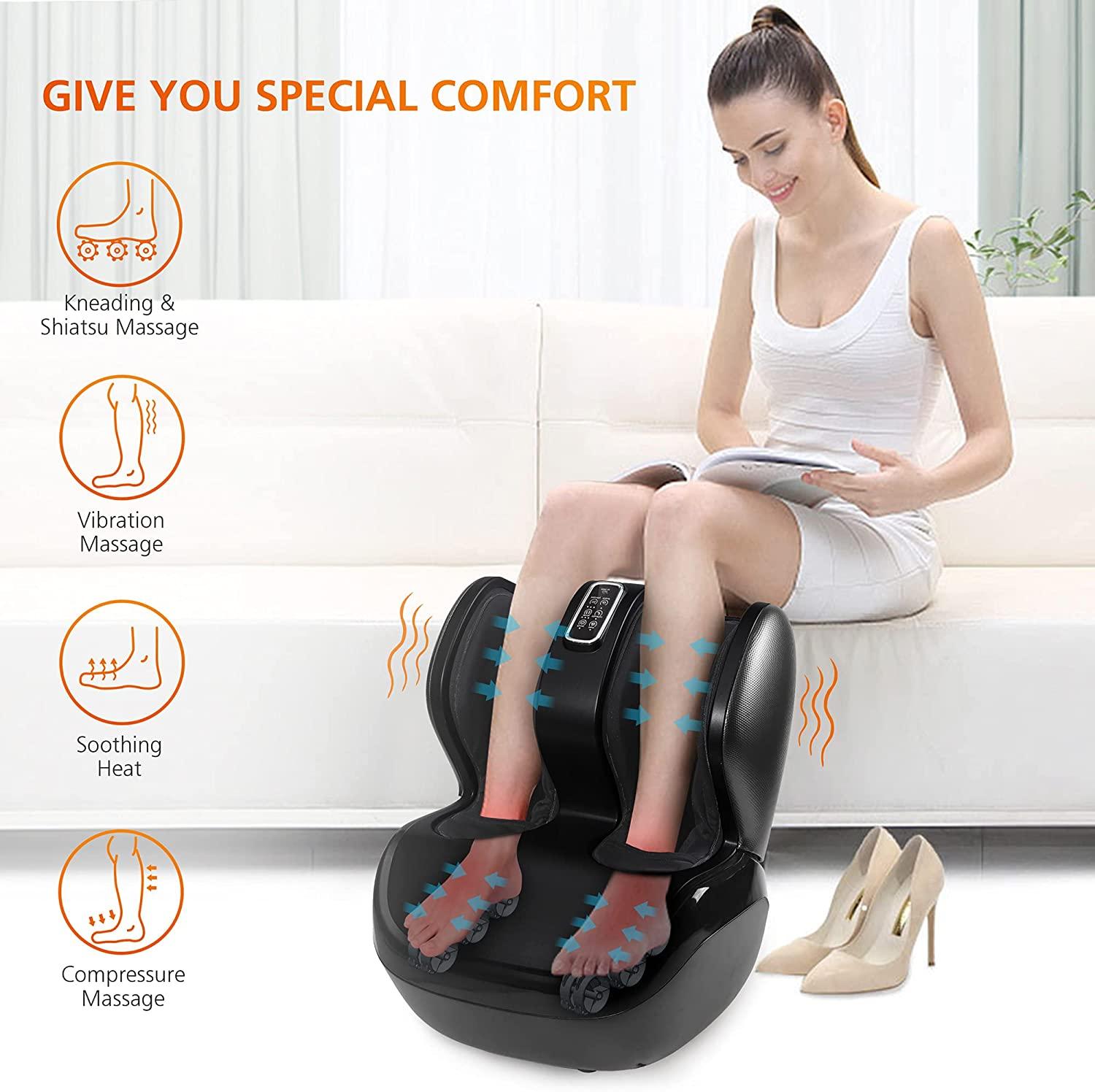 Snailax Shiatsu Foot Massager Machine with Heat - 593N, 1 - Pay Less Super  Markets