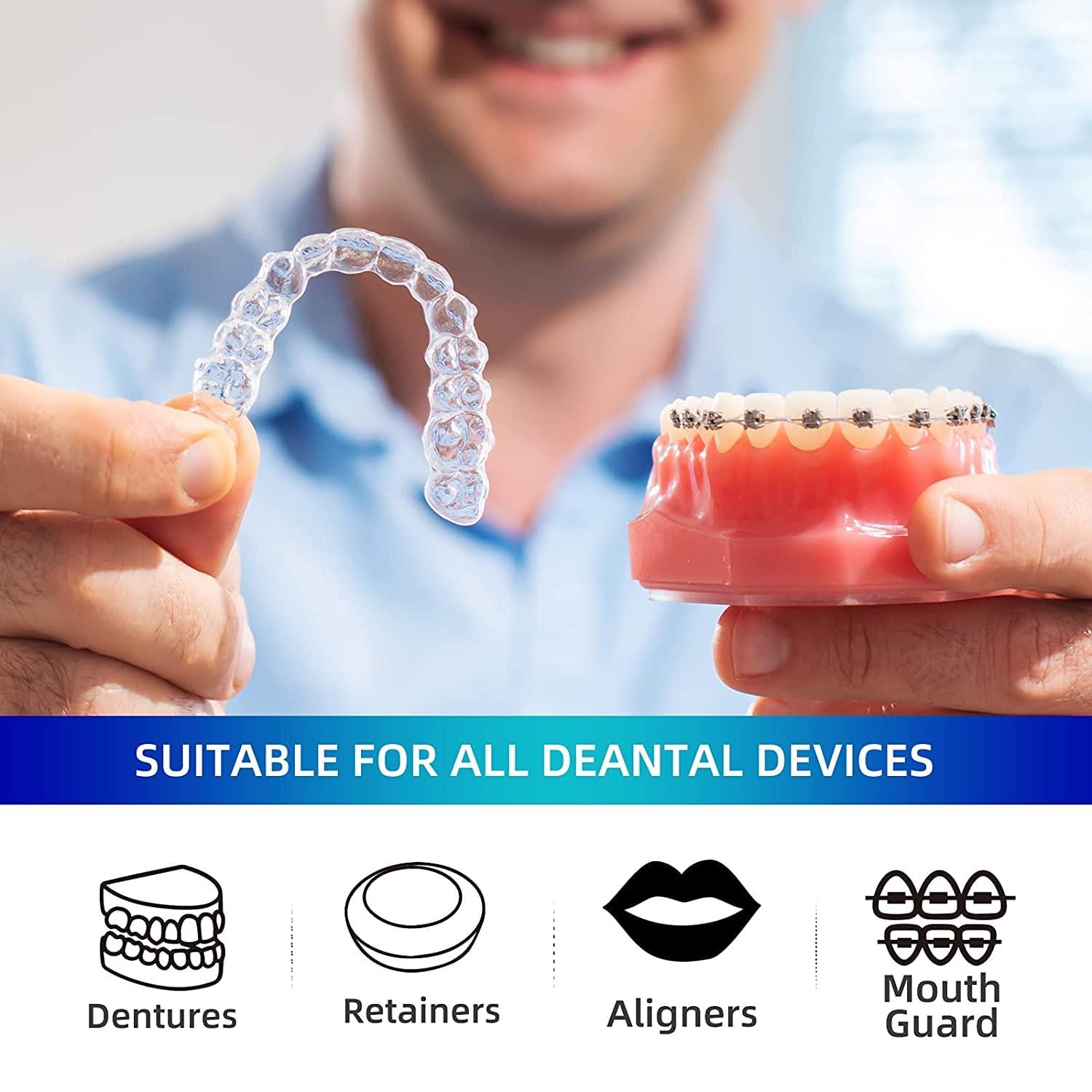 Retainer & Denture Cleaner Tablets 120 Pcs (4 Months Supply) Retainer