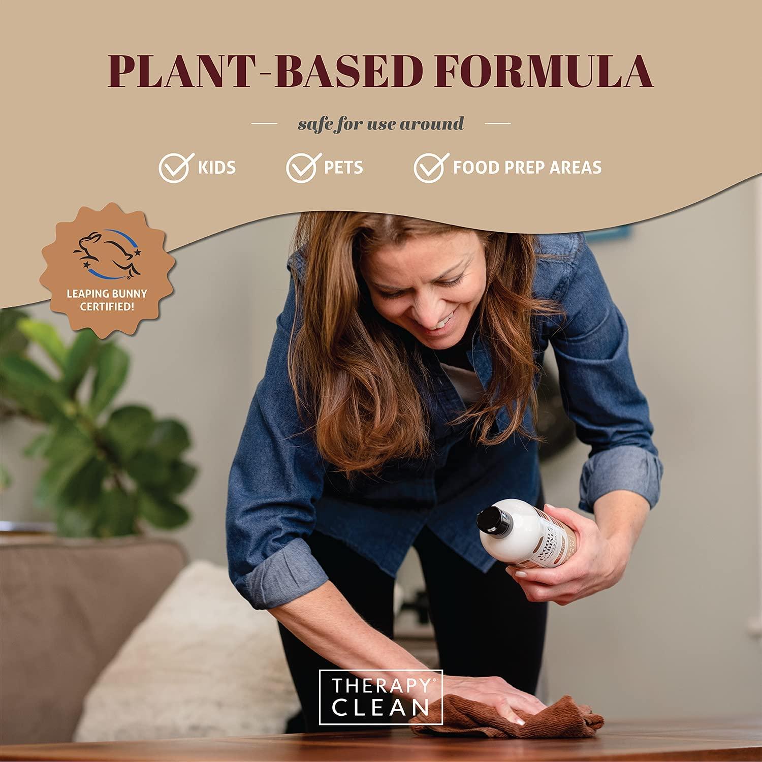 Therapy Furniture Polish Wood Cleaner Kit 16 oz. and Table