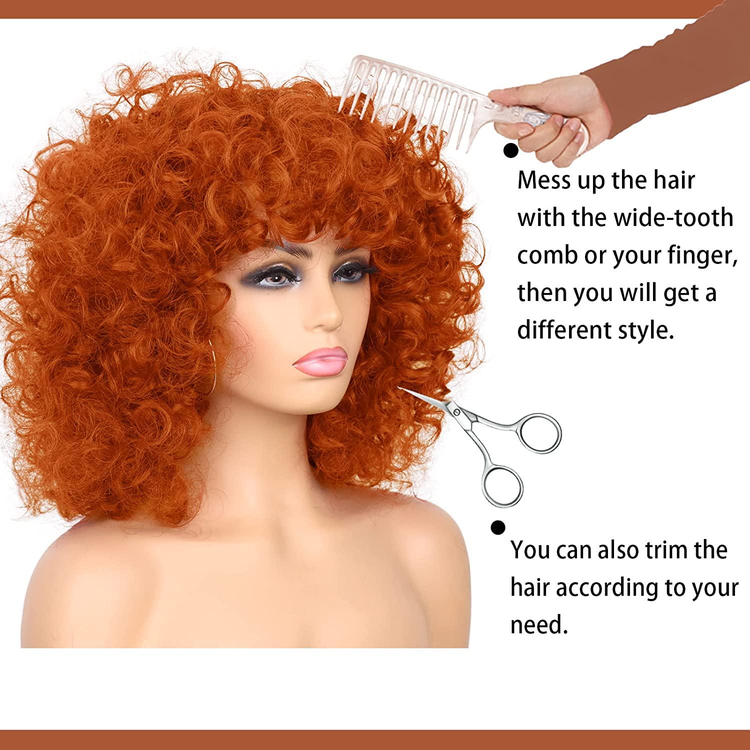 Afro shop ginger wig