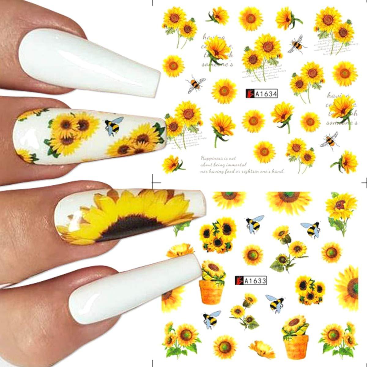 Manicure Monday - Sunflower Nails | See the World in PINK