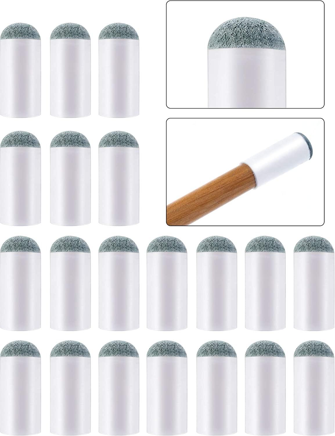 EBOOT 40 Slip On Pool Cue Tips Billiard Cue Tips SlipOn Cue Tip Replacement 4 sizes