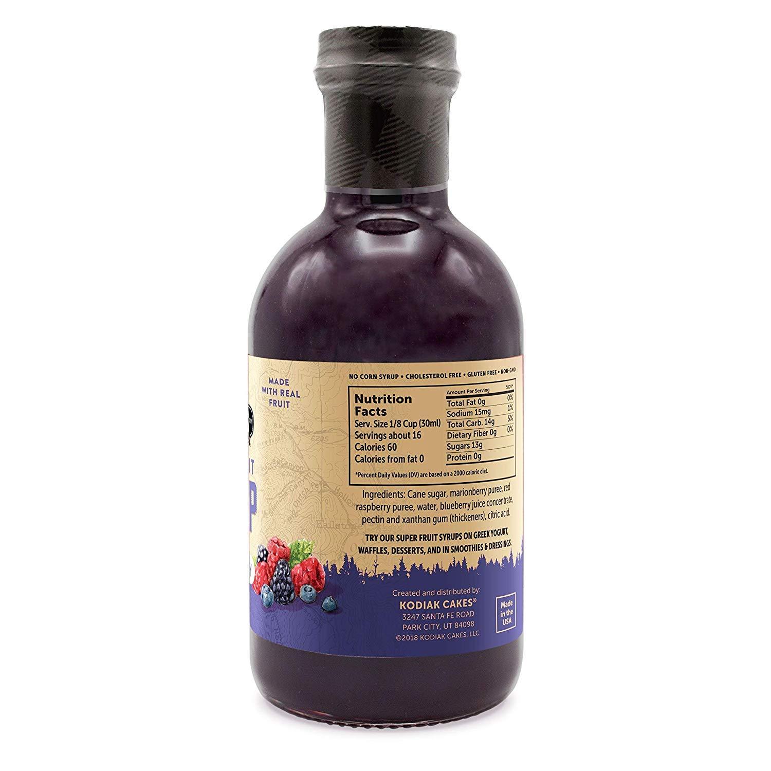 Kodiak Cakes Mountain Berry Super Fruit Pancake Syrup ...