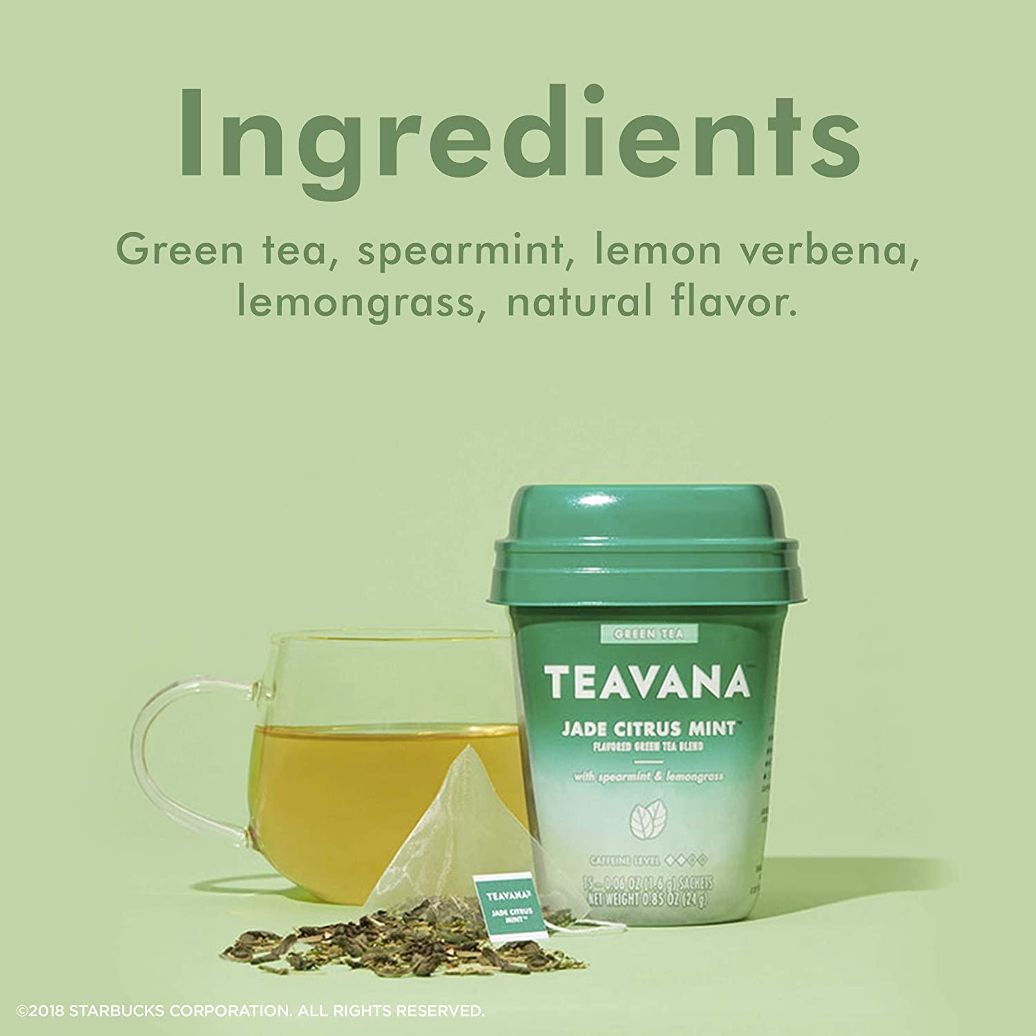 Teavana Jade Citrus Mint Green Tea 60 Sachets Pack