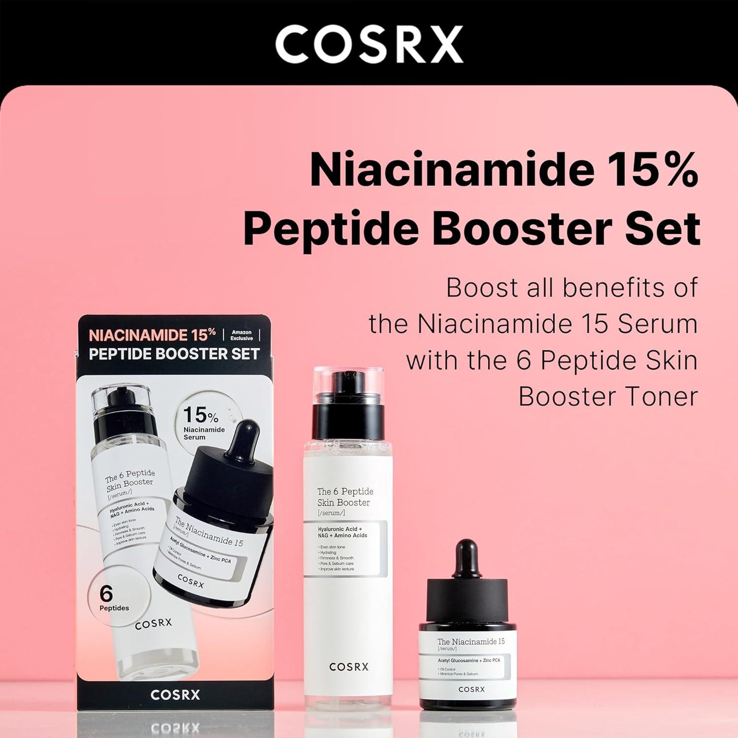 COSRX Niacinamide 15% Peptide Booster Set - Amazon Exclusive