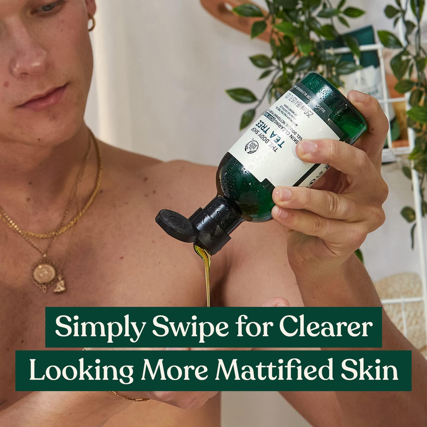 The Body Shop Tea Tree Skin Clearing Body Wash Daily Wash for Clearer