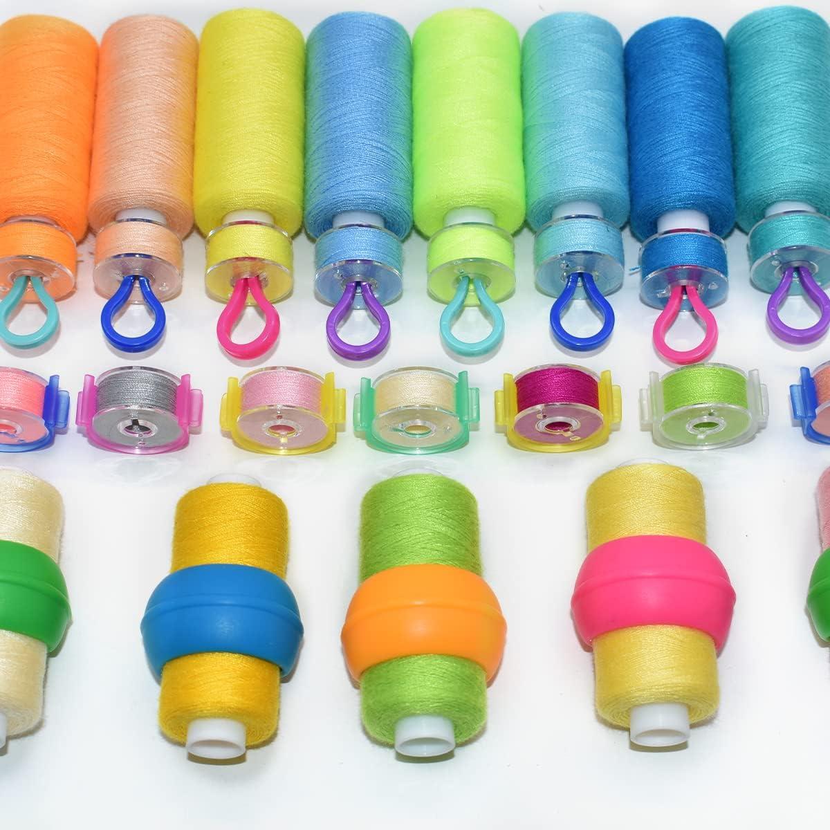 TOPINCN Sewing Thread Accessories Bobbin Thread Colored Thread Bobbins  Household Supplies Set 28Pcs Sewing