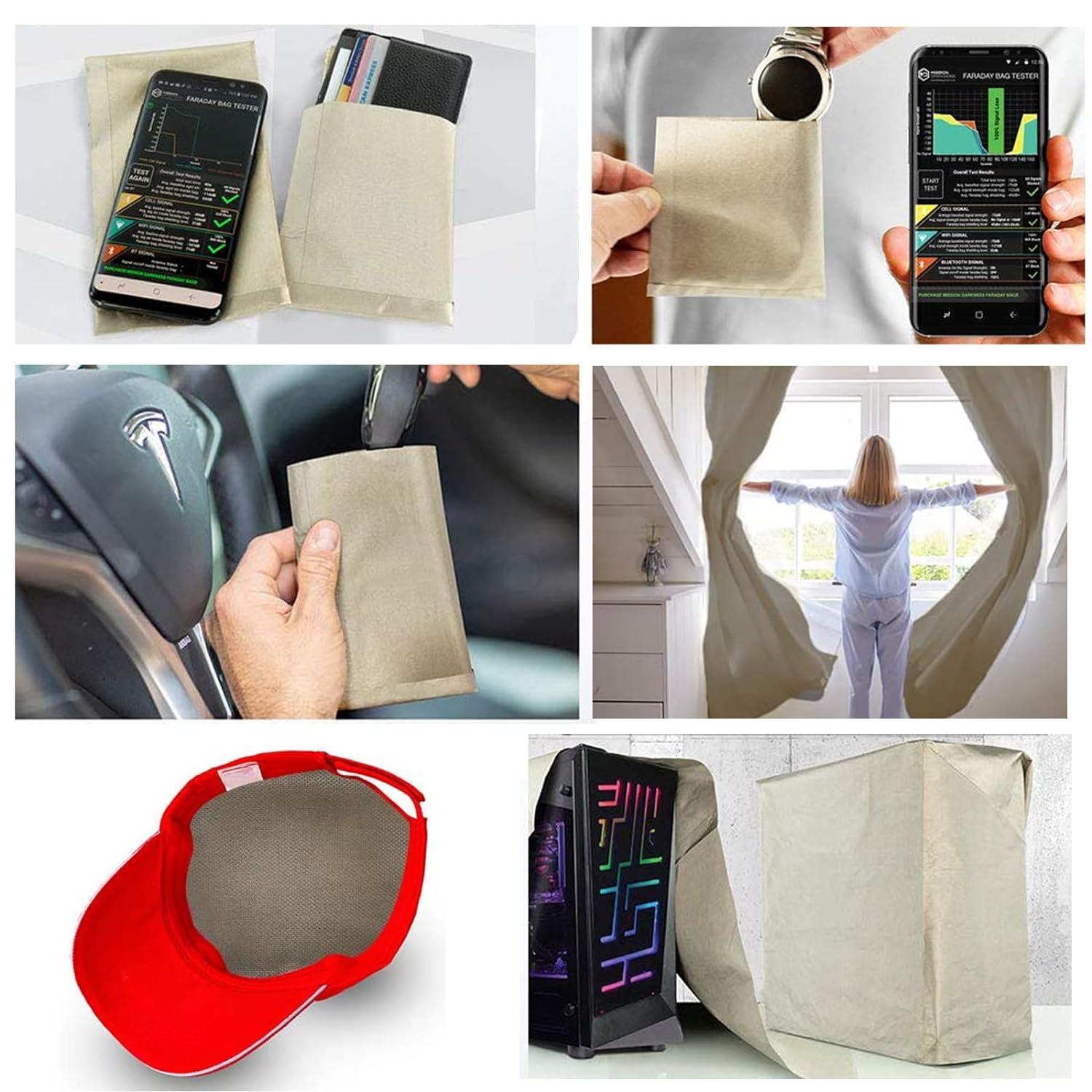 Faraday Fabric Blanket for EMF Protection 5G Shielding and WiFi