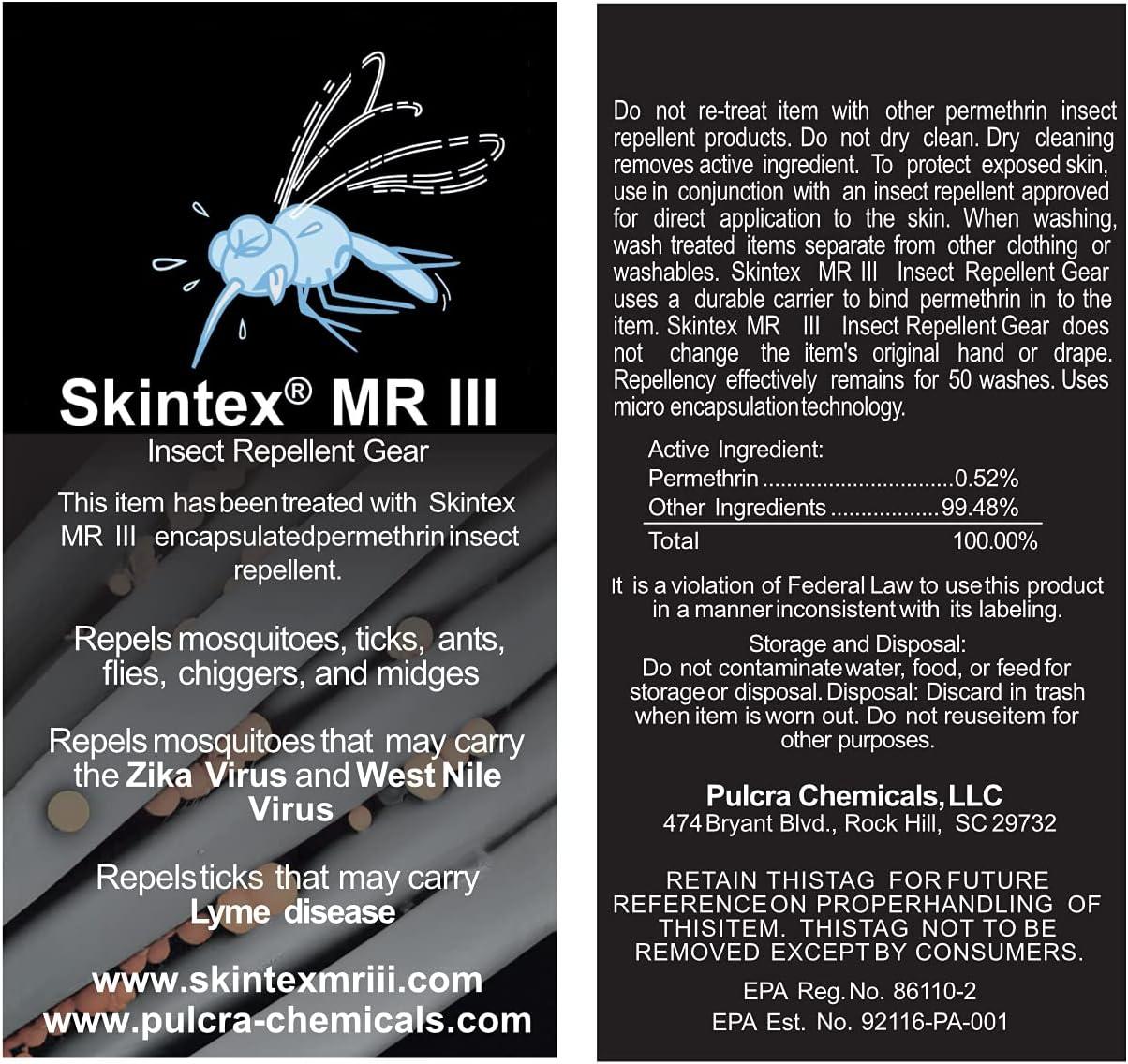 InsectGuard Permethrin Treated Tick Gaiters/Sleeves and Mosquitoes