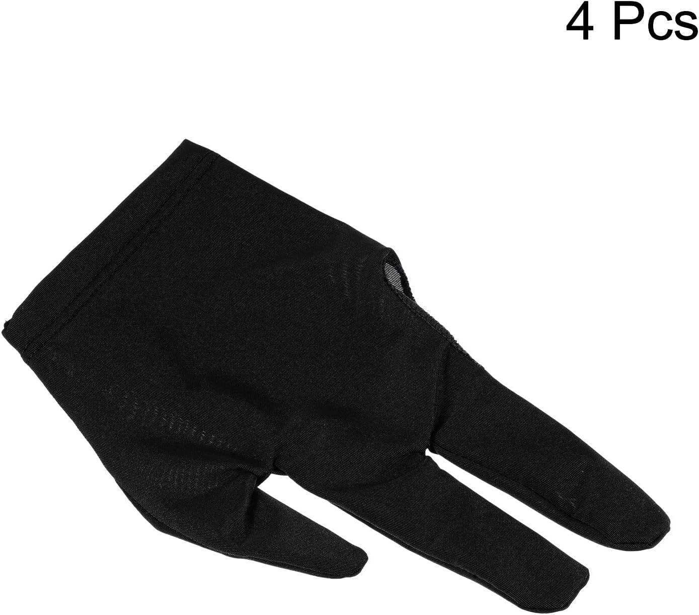 PATIKIL 3 Fingers Pool Gloves, Billiard Gloves Left & Right Hand Show  Gloves Pool Cue Glove, for Shooter Carom Pool Snooker Cue Sport