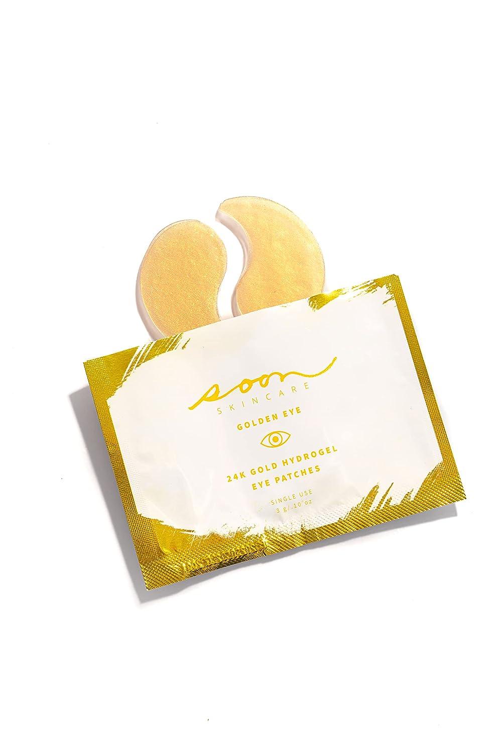 SOON Hydrating Under Eye Patches Collagen 24K Gold Eye Mask Hydrogel Eye Patch with Collagen