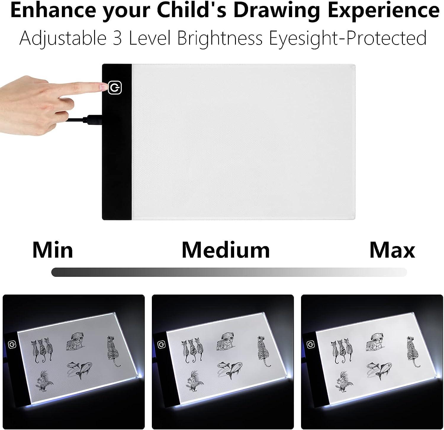 Flip Book Kit with Light Pad A5 LED Light Board/Box & 320 Sheets