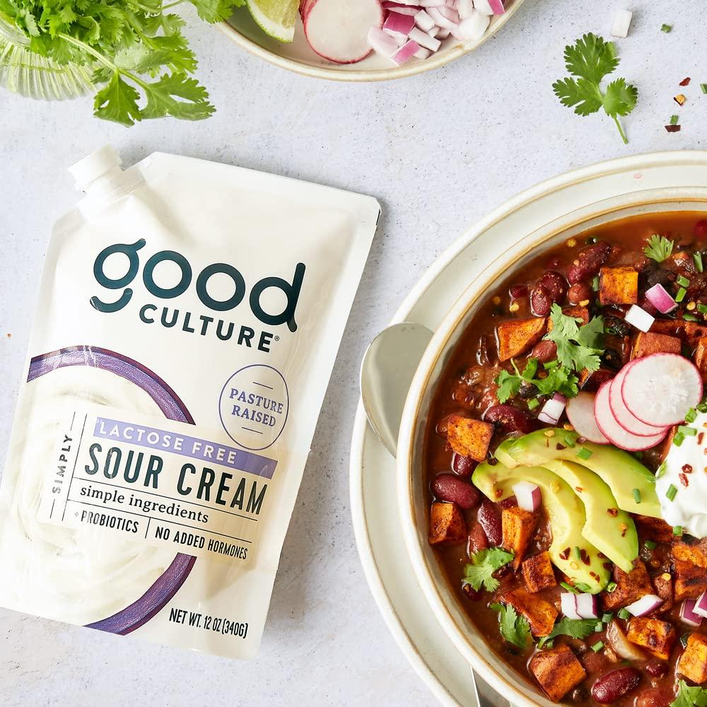 Good Culture Classic Lactose Free Sour Cream 12 oz Squeeze Pouch
