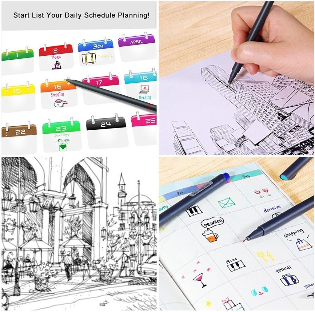 Wholesale 24 Vibrant Fine Tip Fine Tip Sketch Pen Set For Journaling,  Writing, And Journaled Ideal For Office And School Use From Giftstore888,  $3