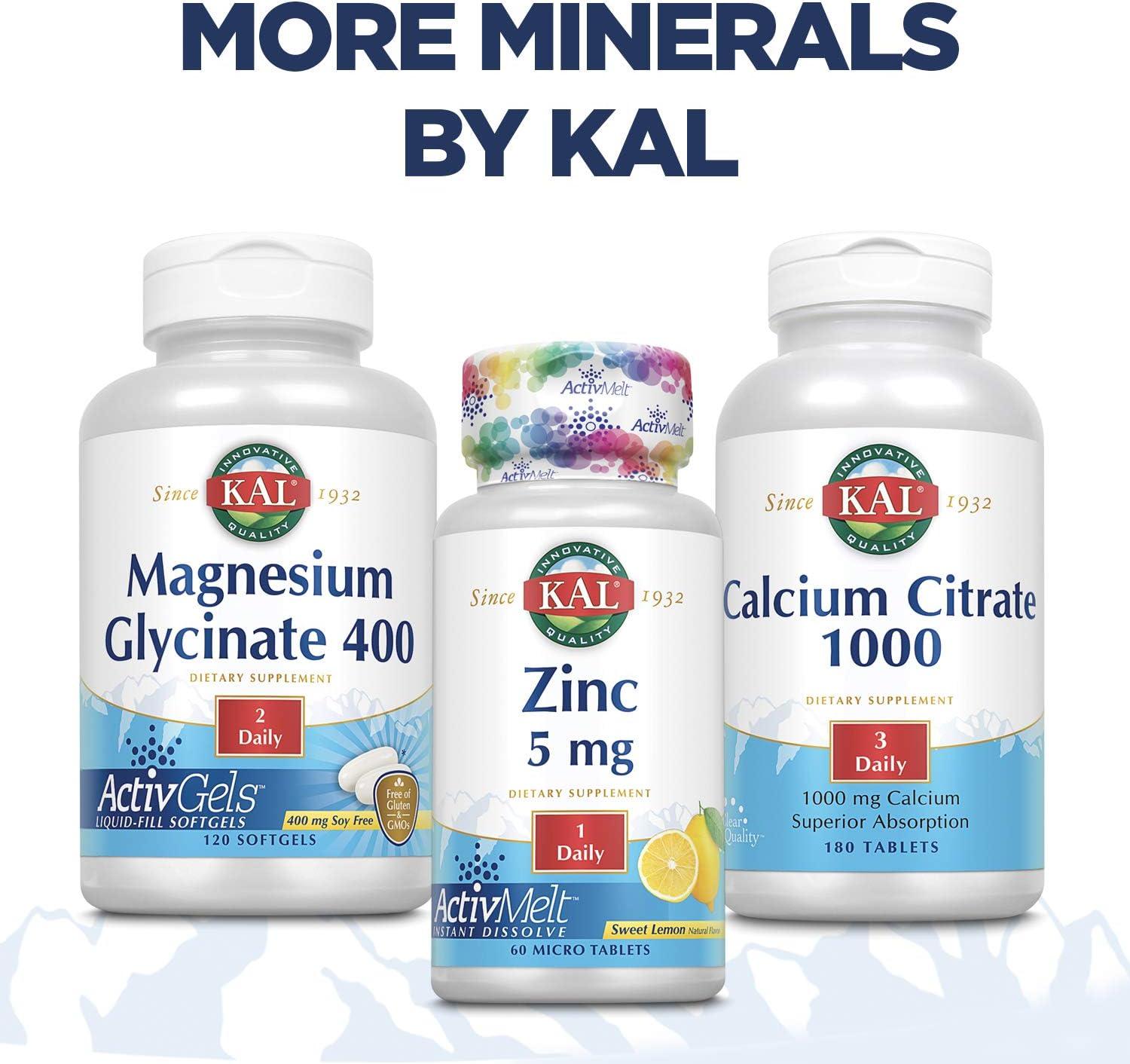 KAL Magnesium Orotate 200mg 60 Tablets High Absorption Formula