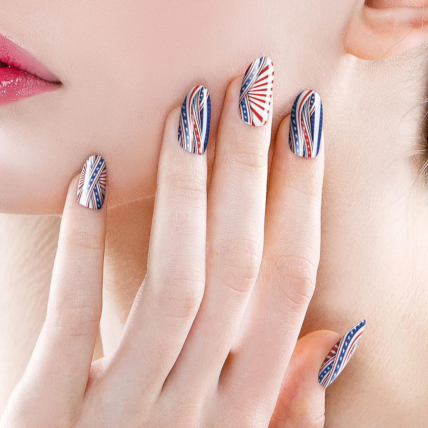 Land of the Free Independence Day Nail Wraps – LUNA Nail Wraps