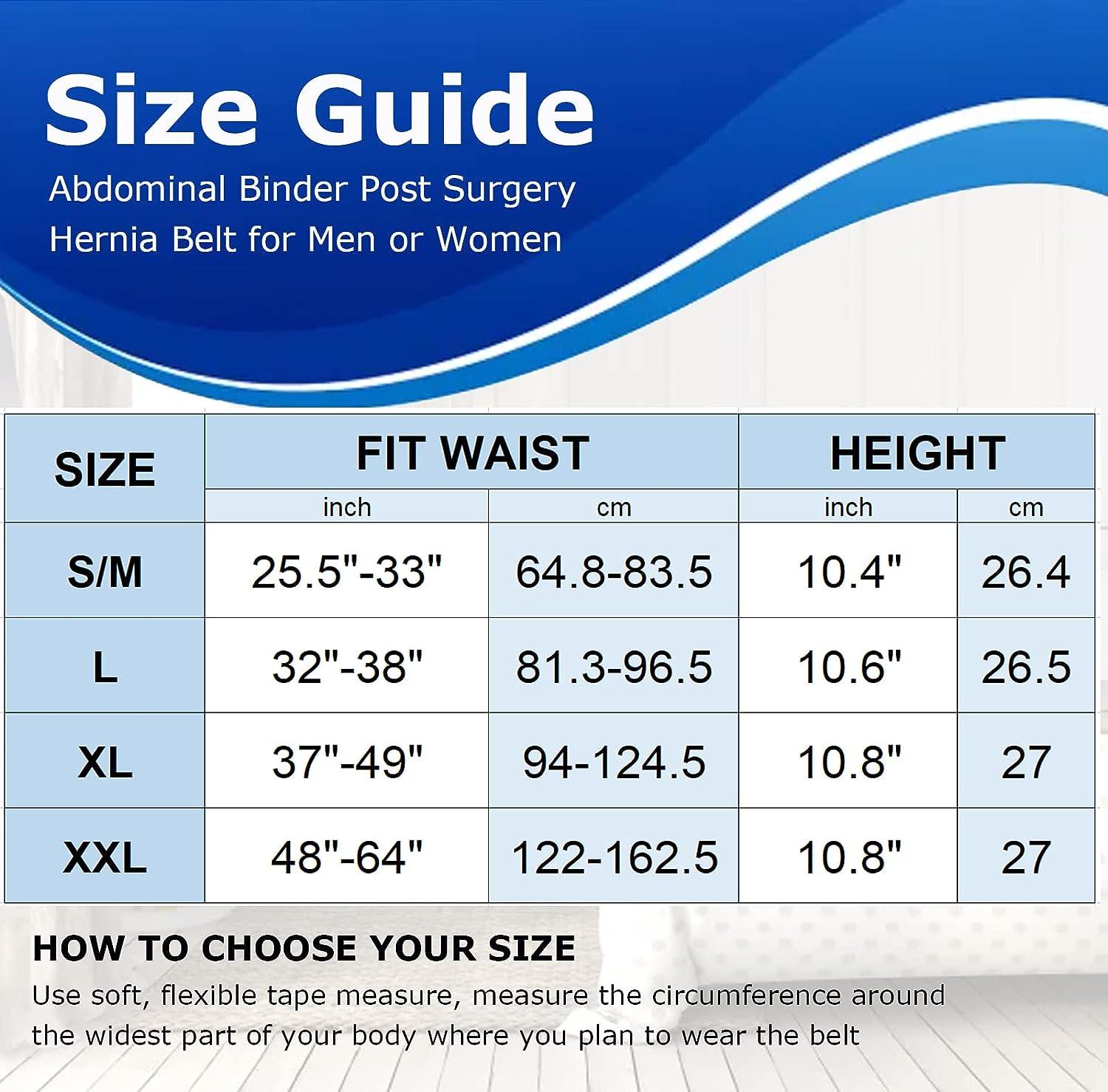 Abdominal Binder Post Surgery & Postpartum Belly Band Hernia Belt