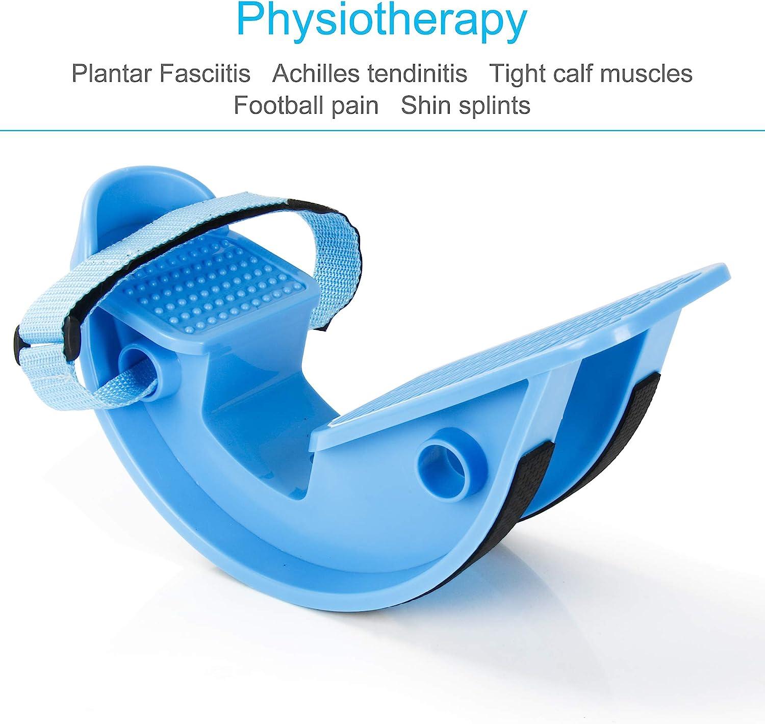REAQER Foot Rocker with Fixing Strap for Plantar Fasciitis & Achilles ...