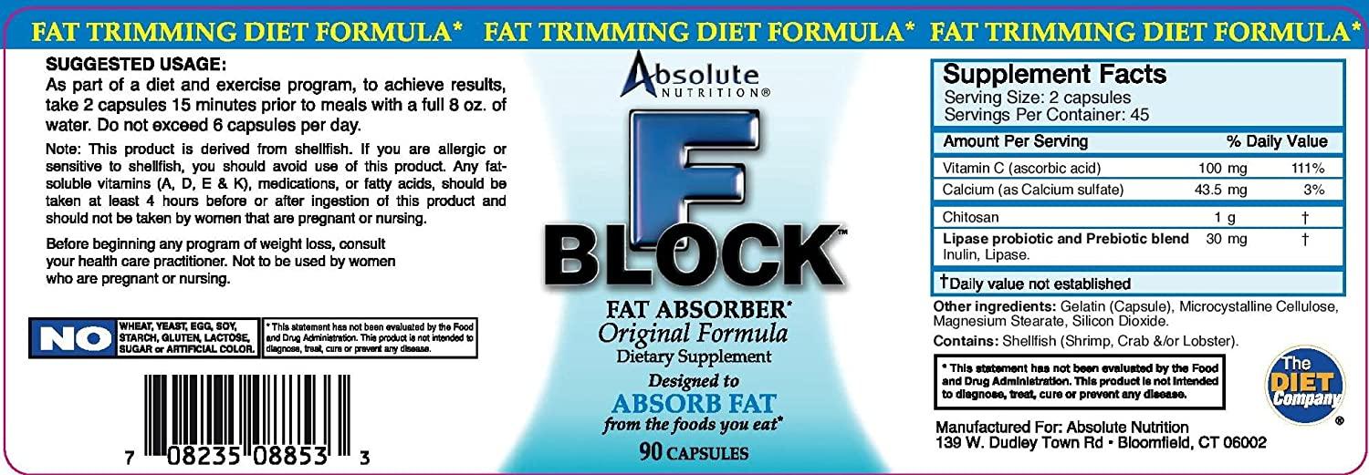 Absolute Nutrition, Carb Blocker and Fat Blocker, Dynamic Duo 1 Count