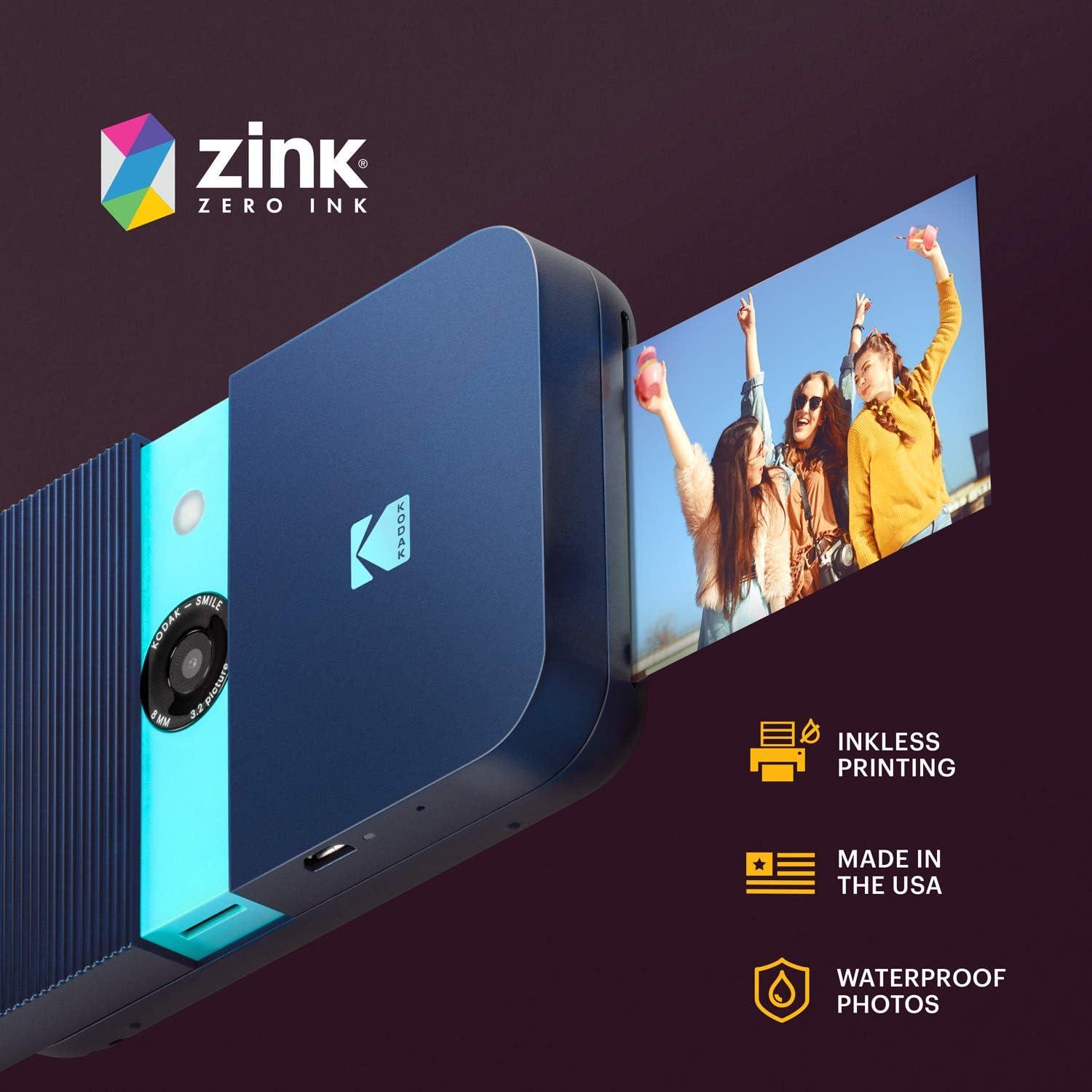 Amazon Kodak Smile Instant Print Digital Camera Film KODAK Zink