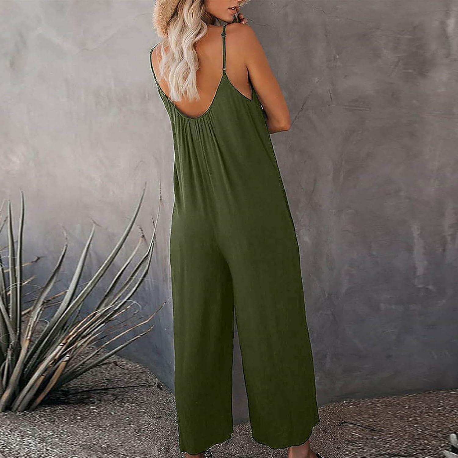Women Short Jumpsuits Rompers Summer Casual Small Floral Shirt Overalls  Jumpsuit Short Sleeve Wide Leg Loose Jumpsuit