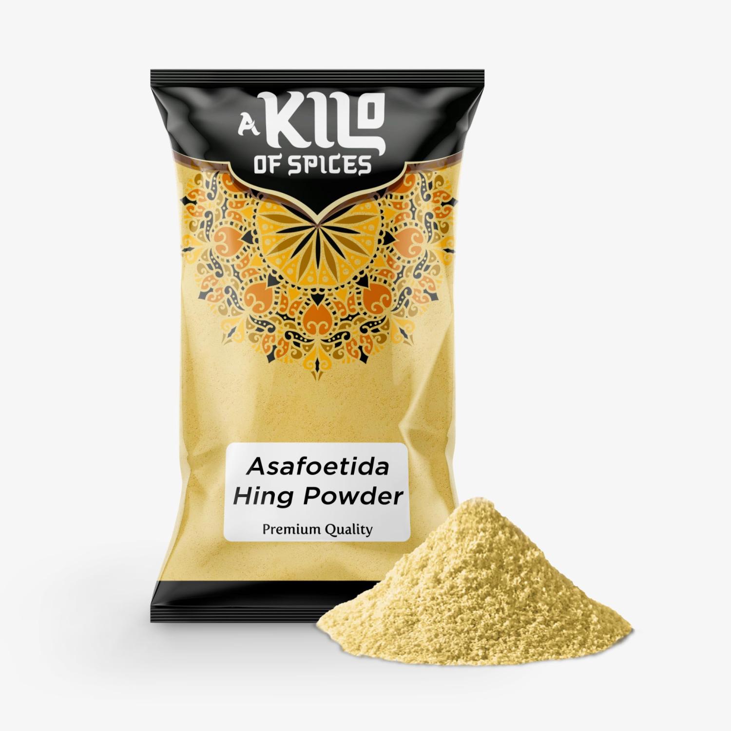 A Kilo of Spice Asafoetida Powder 1 Kg Premium Quality Yellow Hing