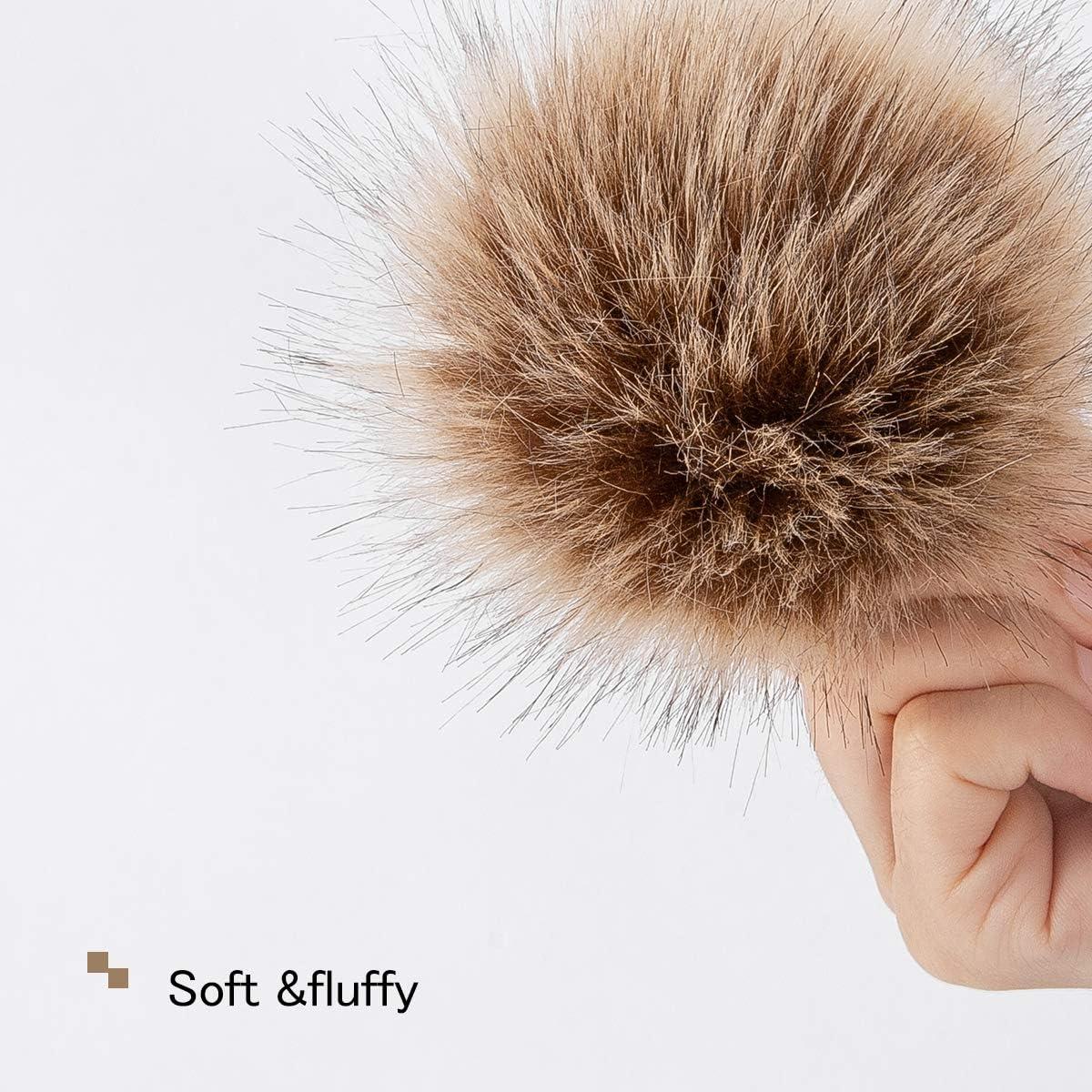 Faux Fur Pom Poms — Loop Knitting