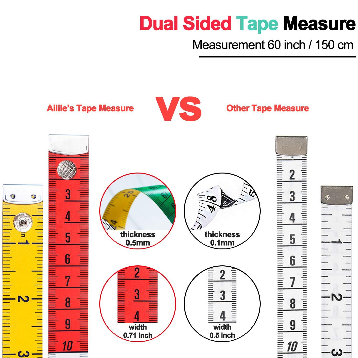 Analogical Comparison Tailors Measure Tape - Inches & Centimetres