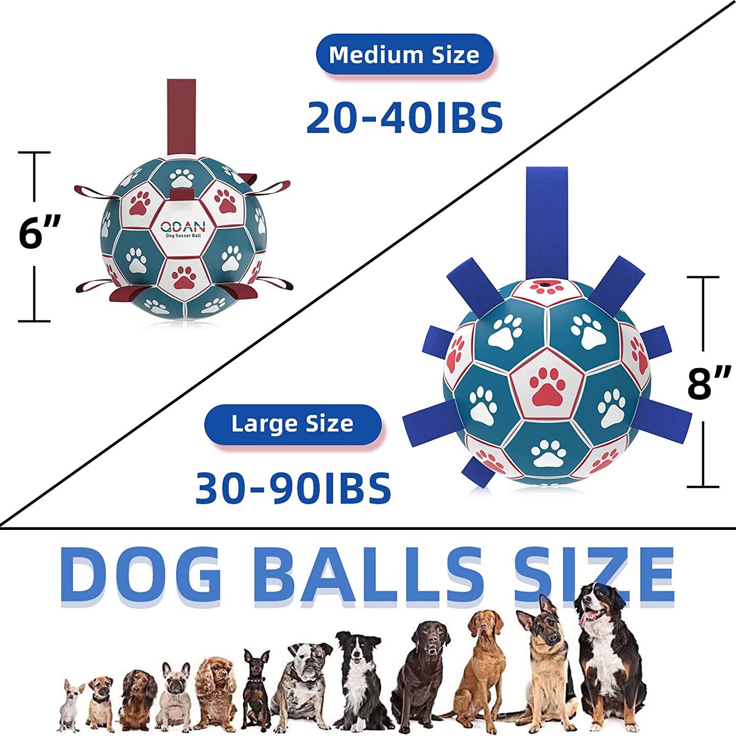 Dog Toy Ball, 20 Cm Durable Dog Toy for Small Medium Large Dogs