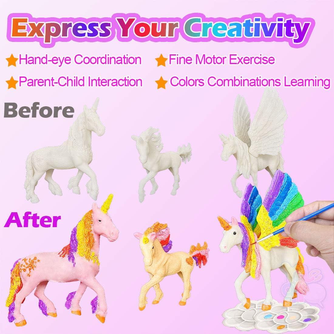 Yileqi Unicorn Painting Kit for Kids Arts and Crafts DIY Activity
