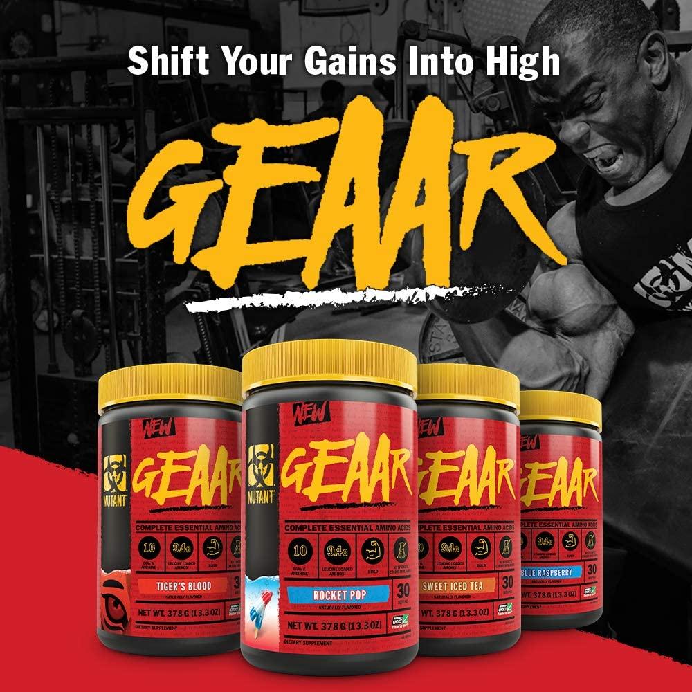 MUTANT GEAAR 9.4g of EAA Powder + Arginine 7g BCAAs 4g Leucine