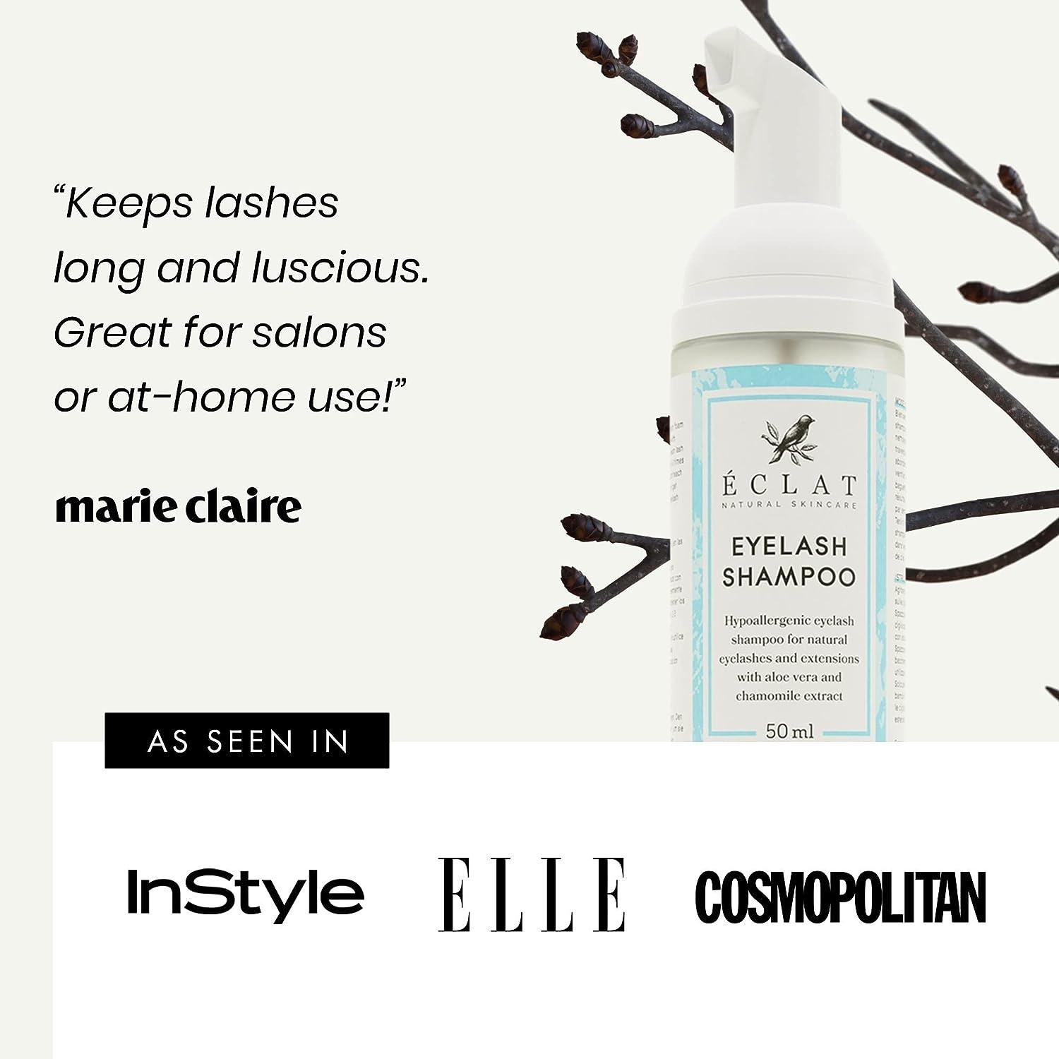 Lash Shampoo Kit with Aloe Vera & Chamomile Extract - Gentle Foaming  Cleanser for Eyelash Extensions - Vegan Friendly | Buy Now with Express  International Delivery | GoSupps.com