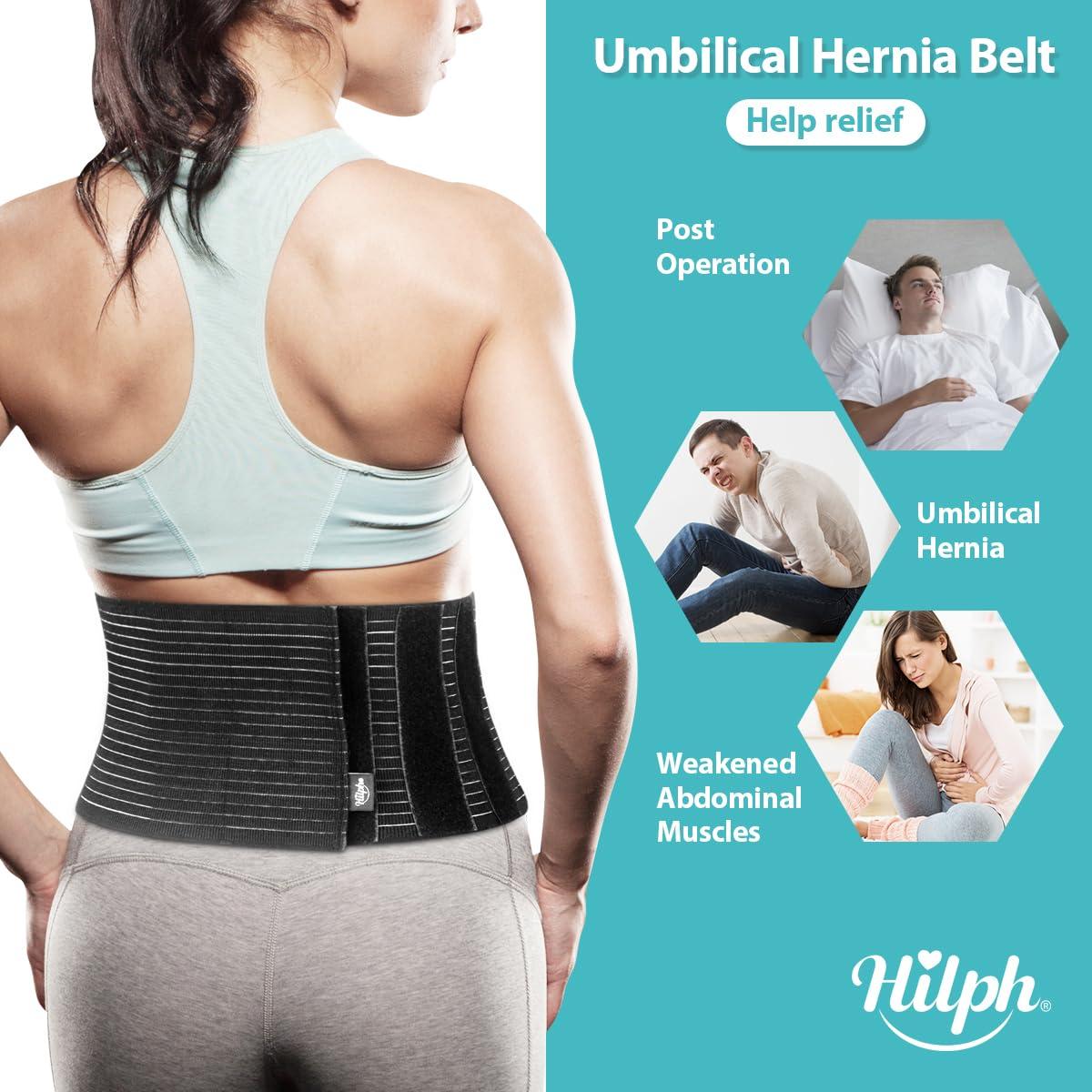 Buy Hilph Umbilical Hernia Belt for Men & Women Stomach Support with