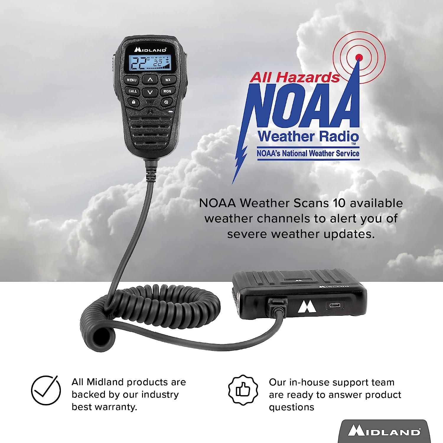 Midland MXT275VP415 Watt GMRS MicroMobile Two Way Radio ATVs UTVs