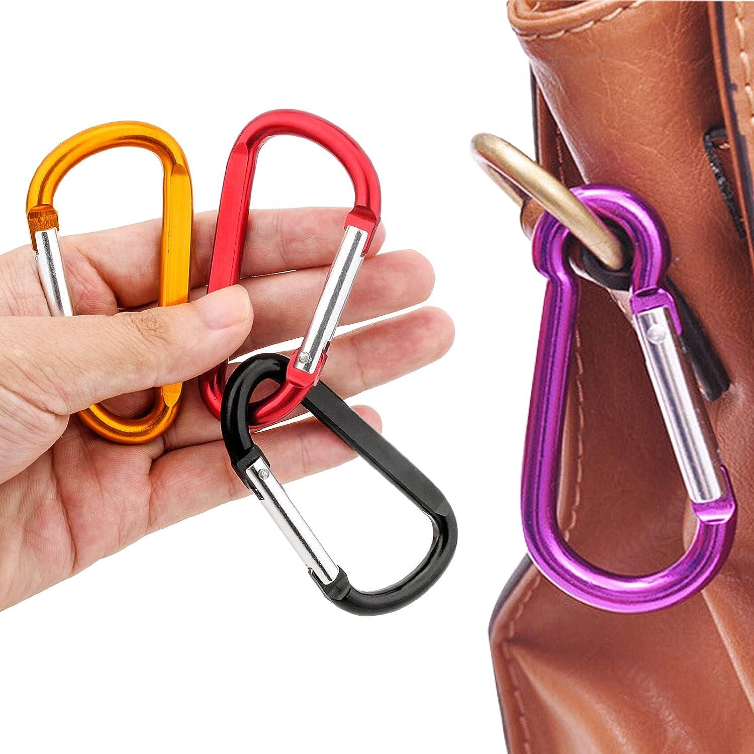 Durable Metal Carabiner Clip Style Spring Key Chain Keyring Bag Strap  Accessory