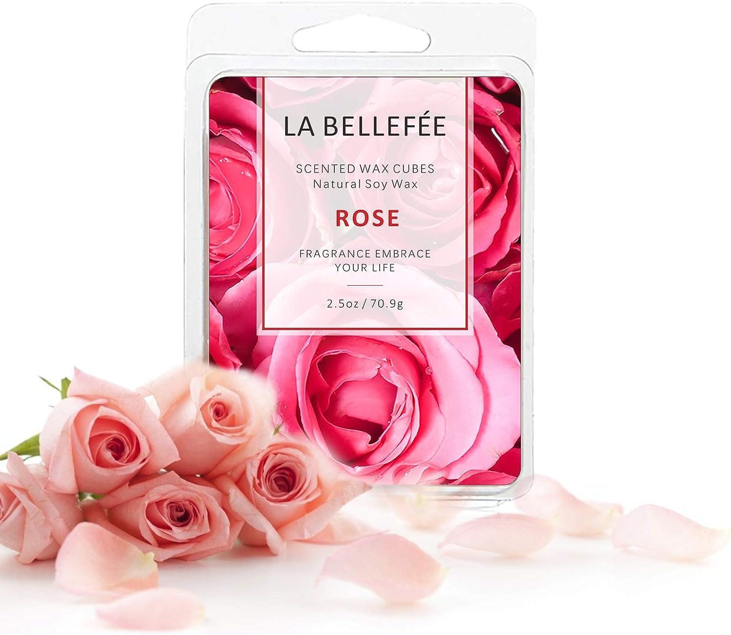 LA BELLEFE Wax Melts Wax Cubes, Natural Soy Wax Cubes Candle Melts, Scented  Wax Melts for Wax Warmer Mothers Day Gifts Decor, Floral of Rose, Lavender,  Jasmine, Cherry for Spa Relaxing, Bath