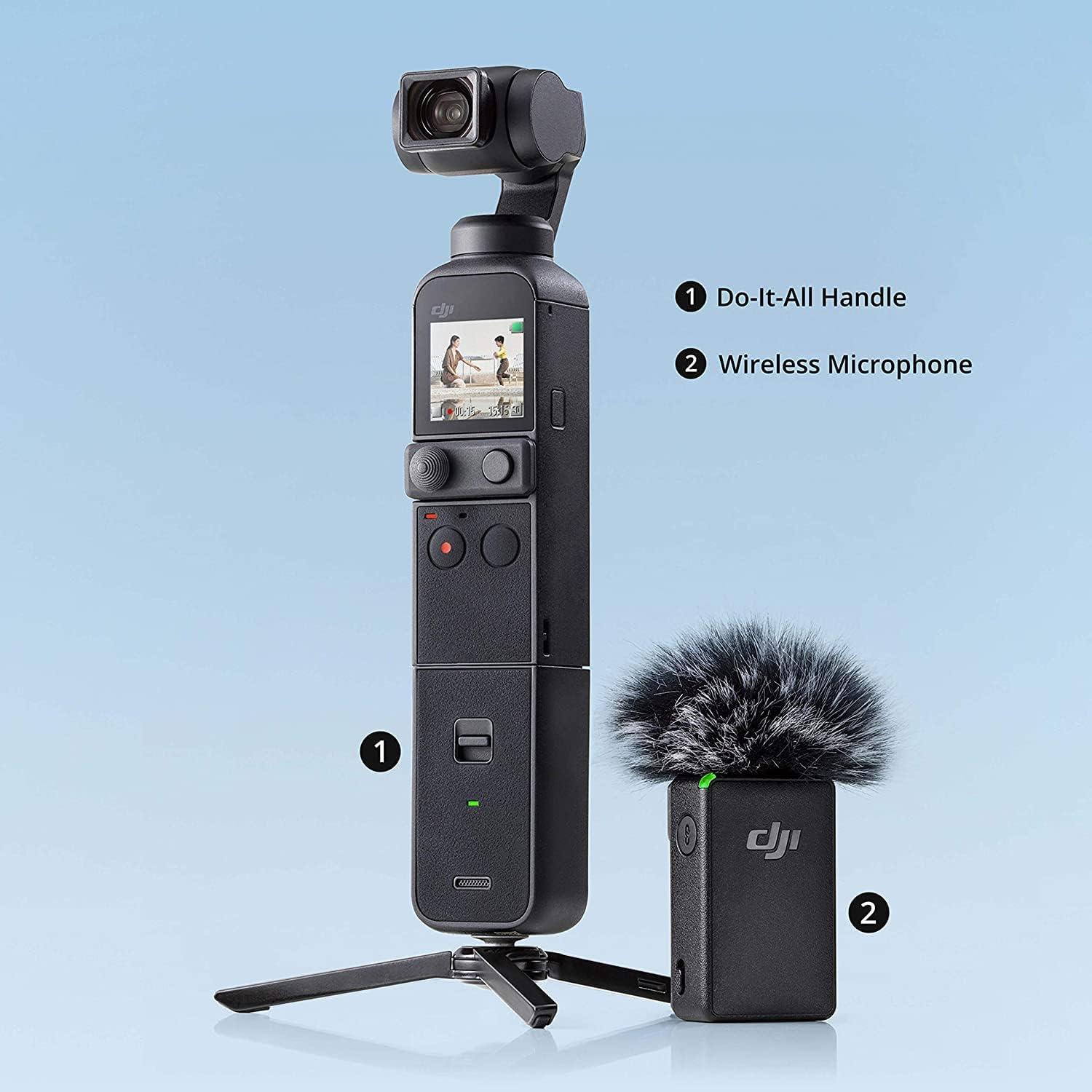 DJI Pocket 2 Creator Combo 3 Axis Gimbal Stabilizer with 4K