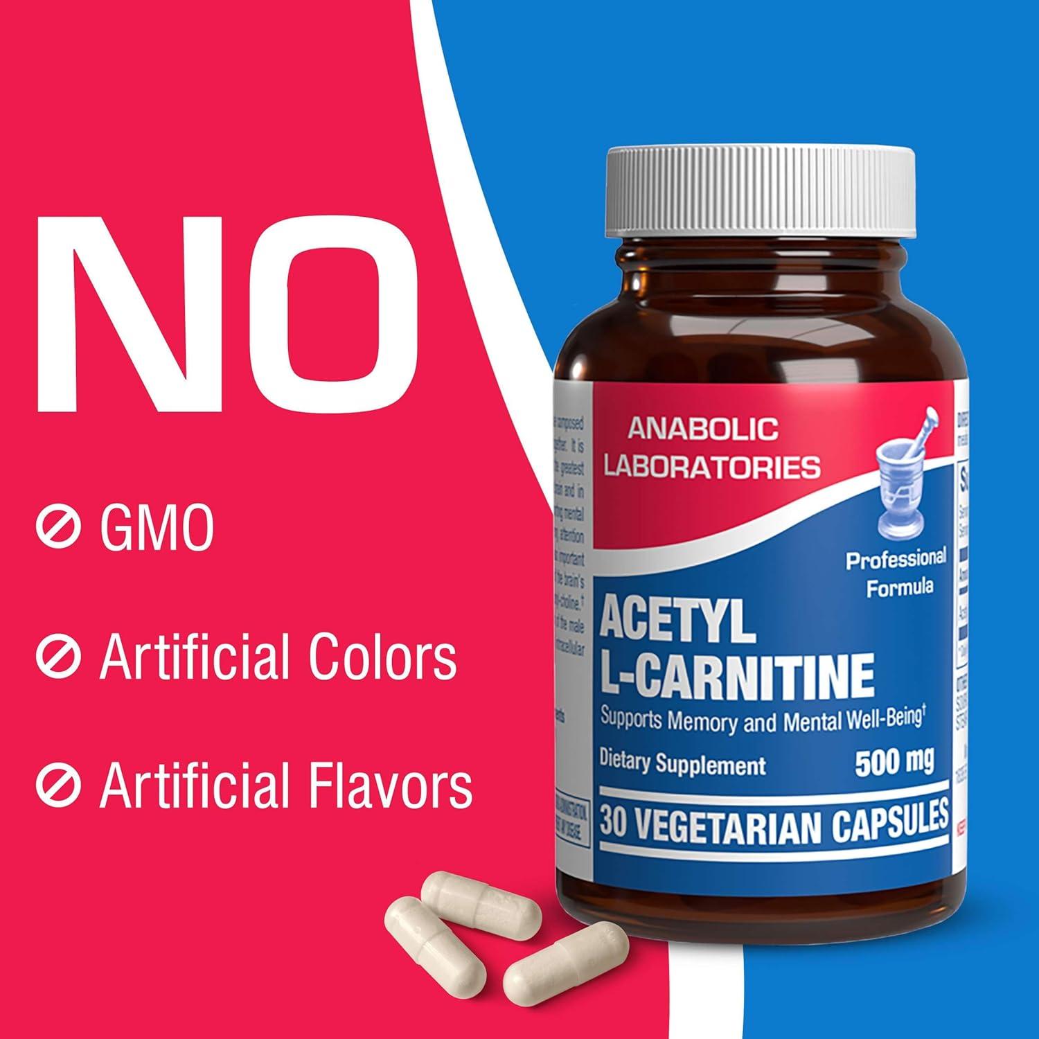 l carnitine anabolic Buy Anabolic Laboratories Acetyl L Carnitine Supplements 30 Vegetarian  Capsules for Brain Health & Energy International Shipping Available