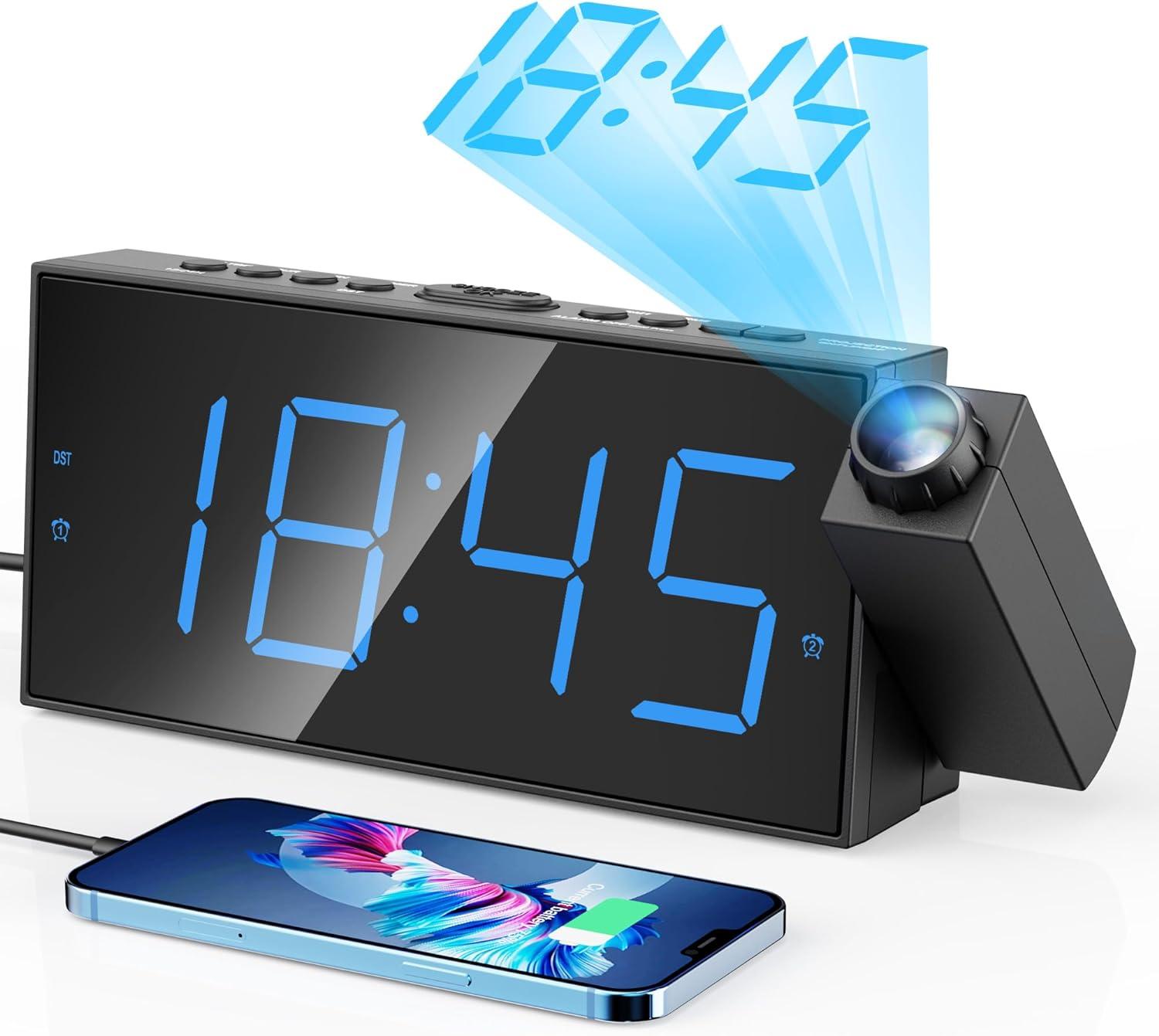 Mesqool Projection Alarm Clock