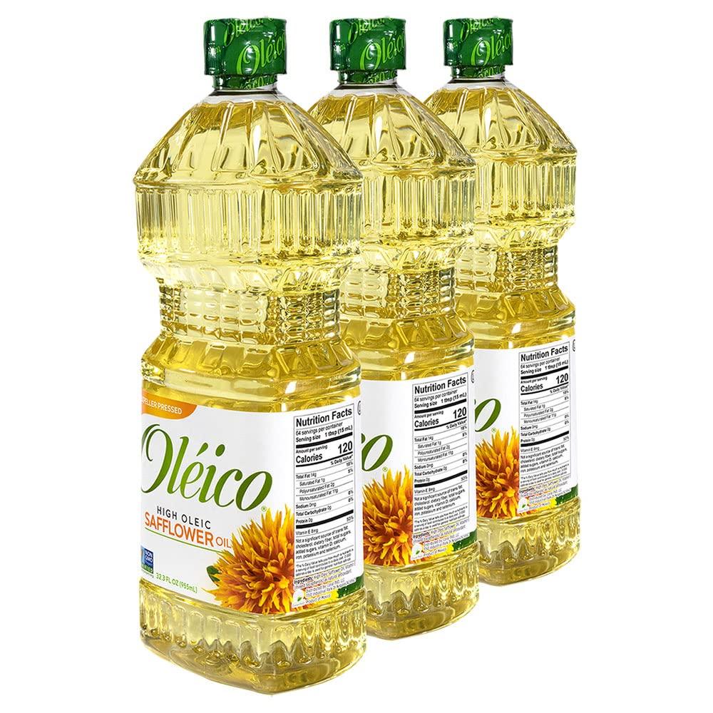 Ol ico High Oleic Safflower Oil 32.3 fl oz (pack of 3)
