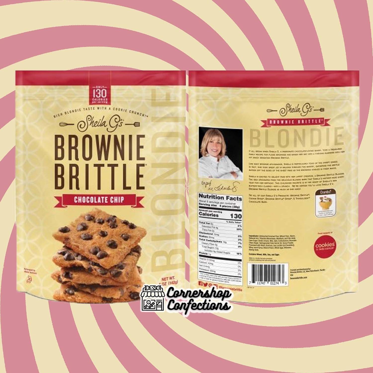 Sheila G's Brownie Brittle Variety Packs in Confections Box (Blondie Variety Pack 6