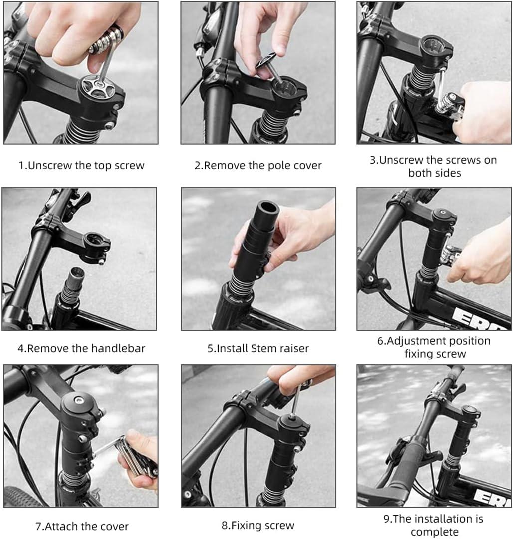 thumbnail image 2 of BESPORTBLE Bike Stem Extender Handlebar Stem Raiser Stem 2 of 12