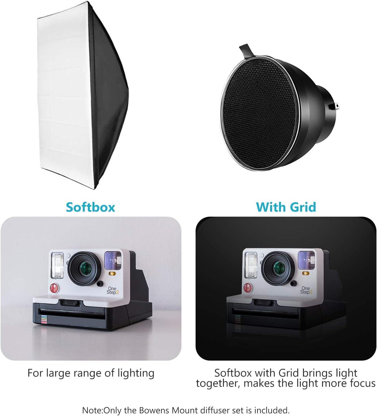 Neewer 7 Soft Diffuser with 20/40/60 Degree Grid for Bowens