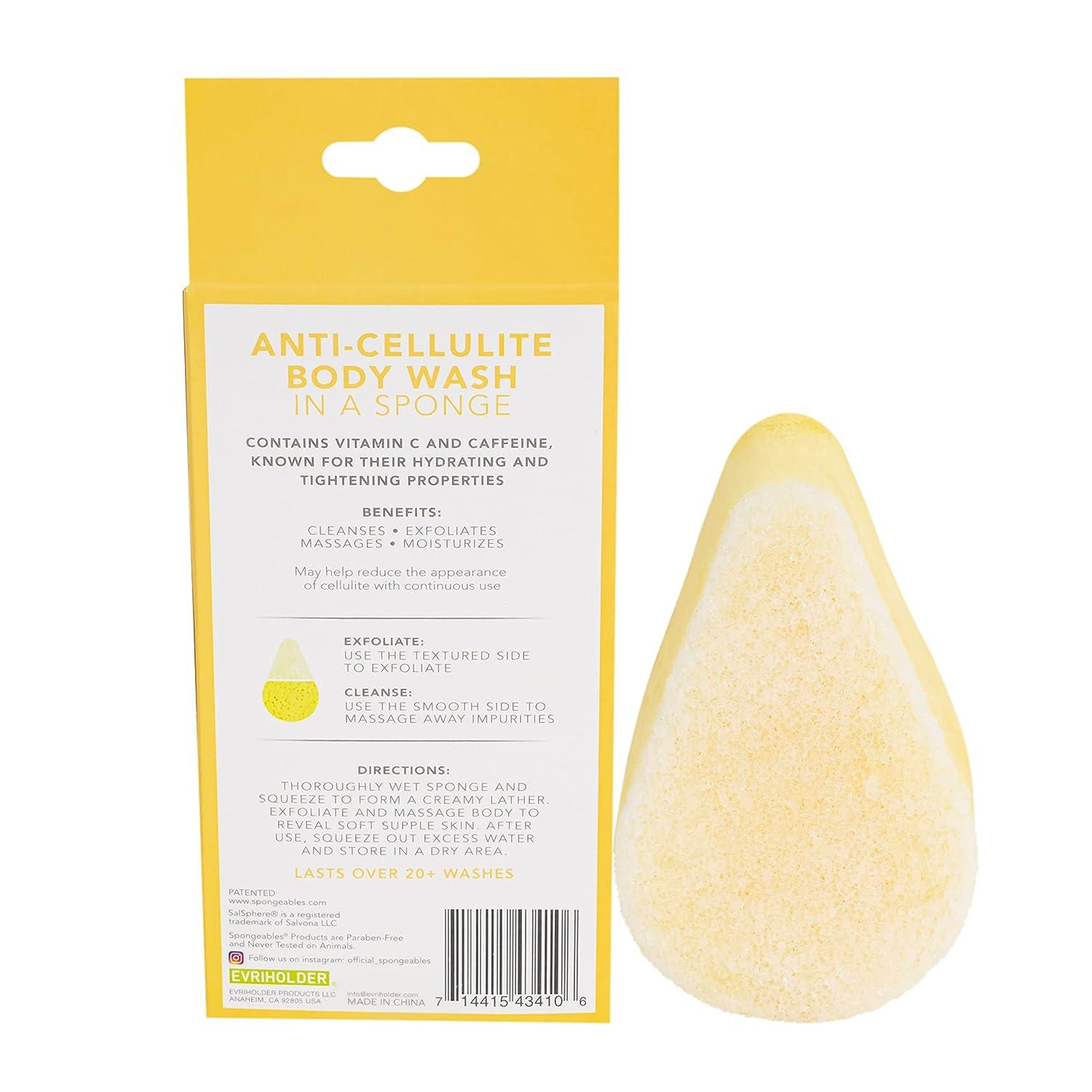 Spongeables AntiCellulite Body Wash in a Sponge With Vitamin C Reduce
