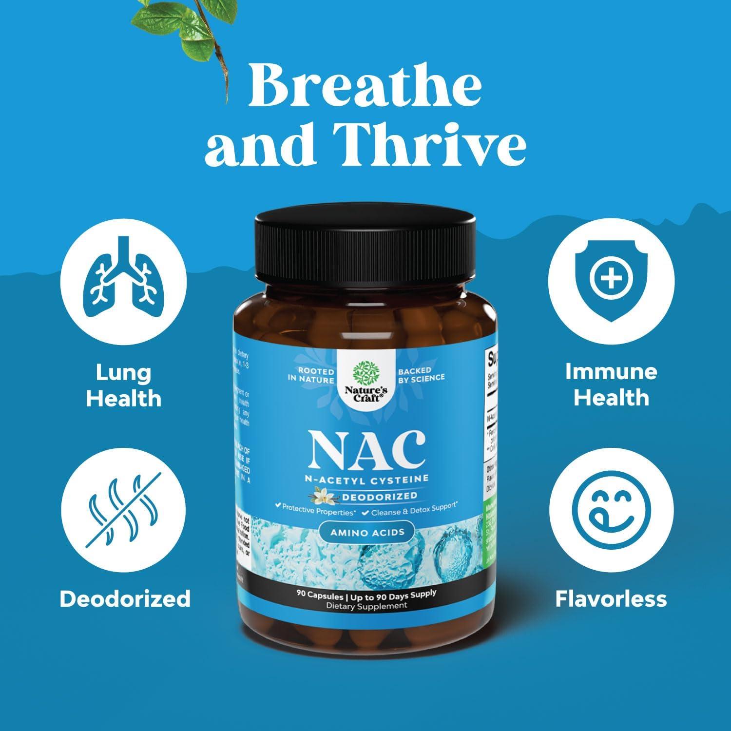 NAC Supplement N-Acetyl Cysteine 600mg - Vegan High Absorption Capsules for  Liver Detox Lung Health & Immunity Support | 180 Servings | Buy Now with  Express International Delivery | GoSupps.com